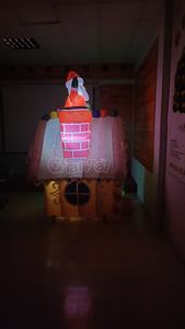 Giáng Sinh Tùy Chỉnh <span class=keywords><strong>Inflatable</strong></span> Cho Trang Trí Sân Ánh Sáng Inflatables Santa Nhà Sân Inflatables - Product Image 4