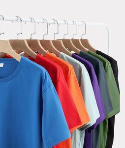 Unisex Promotion T Shirt Summer Plain Color Loose Fit Cotton Short Sleeve Advertising Work Uniform Shirt Customizable Apparel