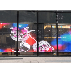 Canbest P2 P4 p6.25 5000cd trong nhà vô hình Wifi kỹ thuật số ba chiều trong suốt dẫn quảng cáo Màn hình hiển thị trên cửa sổ kính - Product Image 1