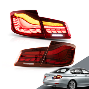 Feux arrière OLED dynamiques séquentiels à LED complets, style GTS, pour BMW Série 5 F10 F18 2011-2017, lentille transparente 6000K, 6000 lm, 36W – Nouveauté très demandée - Product Image 5