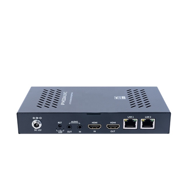 Low Cost Single Channel 4K60 H.265 H.264 HD IP Encoder Support RTSP/RTMP/SRT/UDP 60fps Video Streamer for IPTV