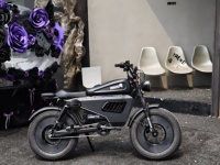 Vélo électrique à gros pneus 1500W/3000W, style rétro Cafe Racer, batterie lithium 48V, moto électrique vintage