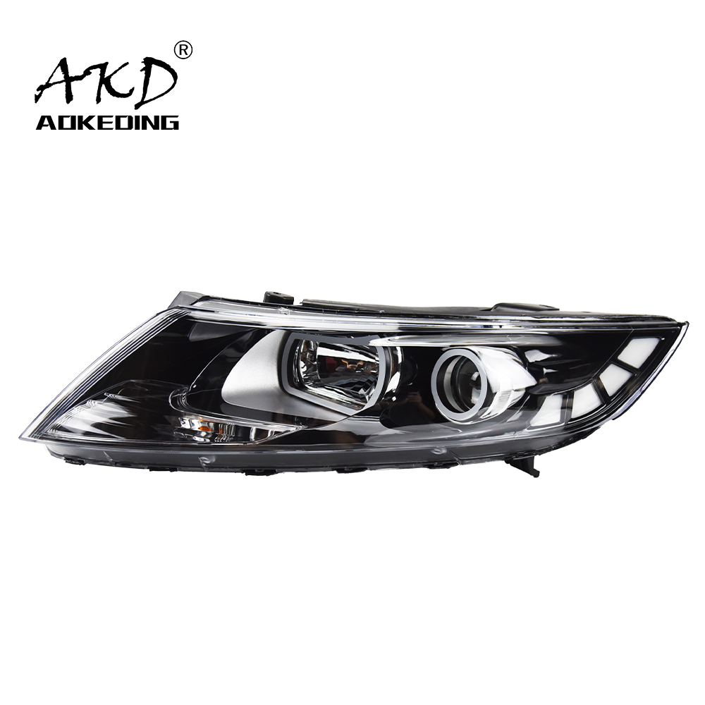 AKD автостайлинг фары для Kia K5 фары 2011-2014 Optima светодиодные фары ангельские глазки светодиодные DRL Hid Биксеноновые автомобильные аксессуары