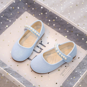 Chaussures plates de danse en strass pour bébés filles, chaussures en cuir pour filles du Nouvel An, chaussures confortables à semelle souple pour enfants, chaussures de princesse pour filles de 3 à 6 ans - Product Image 3