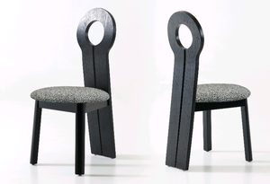 Sedia da Pranzo Moderna D5706A <span class=keywords><strong>in</strong></span> <span class=keywords><strong>Legno</strong></span> Massello Ecologico e Impermeabile per Sala da Pranzo e Arredamento Casa (Nero e Bianco) - Product Image 2