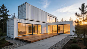 Maison conteneur pliable pour le <span class=keywords><strong>camping</strong></span>, maison instantanée écologique, maison conteneur extensible à 3 pièces - Product Image 3