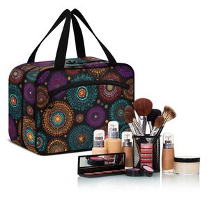 Australian Aboriginal Dot Portable <b>Storage</b> Waterproof Custom Print Foldable Cosmetic Bag Women Travel Hanging <b>Toiletry</b> Bag - Product Image 2