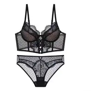 women's clothing Underwear Bra & Briefs Set Sexy Lace hot images women sexy bra underwearcorset top.wholesale bra panty set