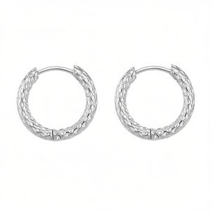 Fashion 2.5*18 Earrings DE ARO Hoop PE2938 for Women High Quality Jewelry - Product Image 3