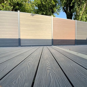<span class=keywords><strong>Planche</strong></span> de terrasse en WPC à grain de <span class=keywords><strong>bois</strong></span> moderne, imperméable et antidérapante, plancher composite extérieur - Product Image 2