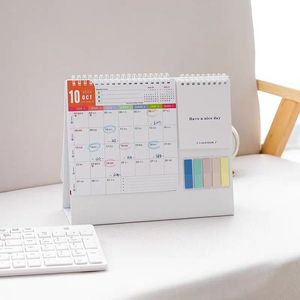 <span class=keywords><strong>Calendrier</strong></span> 2027, planificateurs mensuels, agenda, reliure spirale personnalisée, <span class=keywords><strong>calendrier</strong></span> <span class=keywords><strong>de</strong></span> bureau avec ensemble <span class=keywords><strong>de</strong></span> notes adhésives - Product Image 2
