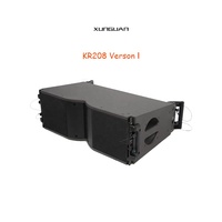 Altavoz Acústico KA208 de Alta Calidad con Doble Línea de 8 Pulgadas para Sistemas de Sonido de Iglesias