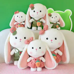 Plush toy animal Strawberry Carrot Bunny plush stuffed toy Baby Accompany Sleeping Stuffed Rabbit Animal Plush Toys rabbit Dolls