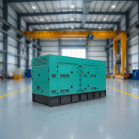 Générateur diesel à cadre ouvert super silencieux Kairui 300kW 400kW 500kW ATS triphasé 4 fils certifié CE 480V refroidi par eau 50/60Hz 24V