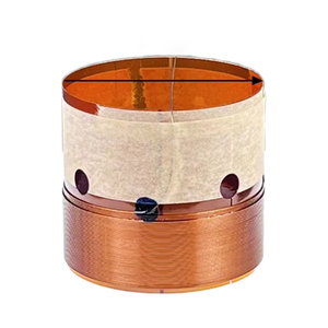 Nhà máy cung cấp cuộn dây loa trầm nhôm trắng ASV, số lượng đặt hàng tối thiểu thấp, kích thước 4/5/6/8/10/12/18 inch, dùng sửa chữa loa âm thanh - Product Image 1