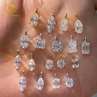 IGI Sertifikalı Laboratuvarda Yetiştirilmiş Elmas Kolye 10K 14K 18K Altın DEF VVS1 VS1 CVD 0.5CT-3.5CT Oval CVD Laboratuvar Elması Hediyelik Kolye