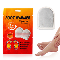 Nouveau produit personnalisé, marque privée, patch chauffant, patch chauffant aux herbes, coussin chauffant pour les pieds coréen
