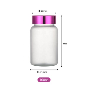 Bán buôn sang trọng y học viên nang vitamin chai bổ sung Chai PET rỗng nhựa y học Pill chai với Rose <span class=keywords><strong>Gold</strong></span> cap - Product Image 6
