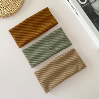 Bandeaux larges en tricot, couleur unie, haute élasticité, bandeaux extensibles pour le sport, le yoga, accessoire de cheveux tendance pour femmes