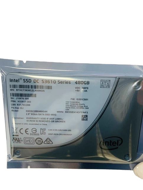 New Appearance S3610 480G 2.5 Inch SATA SSD Solid State Drive SSDSC2BX480G4 SSDSC2BX400G4R