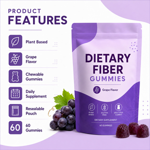 Nuevo Suplemento Dietético 3 en 1 de Fibra en Gomitas de Marca Privada para Apoyo Inmunológico y Energía para Adultos - Product Image 2
