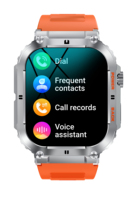 K57 PRO Deportes al aire libre Smartwatch para Bluetooth Fitness Tracker Amoled Pantalla Impermeable Monitor de ritmo cardíaco IP67 Cuadrado estándar