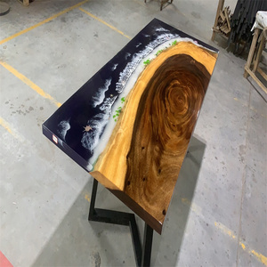 <span class=keywords><strong>Table</strong></span> <span class=keywords><strong>d</strong></span>'atelier <span class=keywords><strong>d</strong></span>'<span class=keywords><strong>architecte</strong></span> personnalisable avec plateau en résine époxy transparente, également utilisable comme <span class=keywords><strong>table</strong></span> à manger - Product Image 5