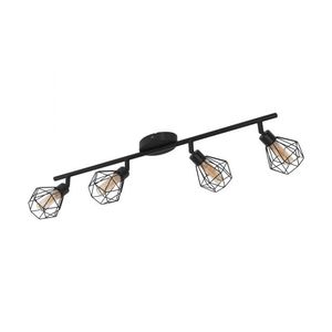 Lampada da Soffitto ZAPATA 1 NERA a 4 Luci 63,5CM - 4X3W 4X320lm 3000K - Product Image 1