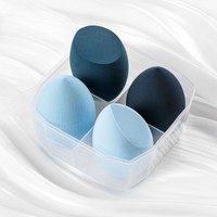 Caja de Almacenamiento para Brochas de Maquillaje Profesional JLY, Transparente, a Prueba de Polvo, Lavable y Portátil para Aplicación Facial