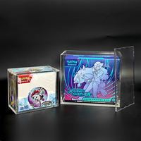 Boîte de présentation en acrylique transparente personnalisée pour boîte de boosters Pokémon ETB Elite Trainer Booster