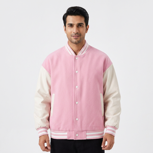 College Baseball jacket for men New Fashion Low Price Mens Bomber Jackets Baseball Classic <b>Top</b> Winter Outwear Varsity Jacket - Product Image 1