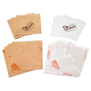 Custom Food-Grade <b>Burger</b> <b>Wrap</b> Grease Proof Waterproof 100pcs Coated PE Baking Sandwich Bags for Candy Bread Cake & Pizza - Product Image 4