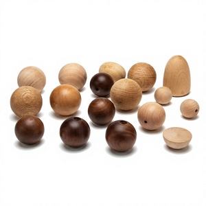 Wholesale Nature Walnut <strong>Wood</strong> Round Wooden Beads Solid <strong>Wood</strong> Balls 10mm-50mm for DIY Crafts Jewelry Making and Home Decor - Product Image 2