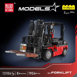 Moule King 13106S 1904 pièces ingénierie série empileur chariot élévateur voiture bloc de construction modèle technique éducatif jouet Festival cadeau - Product Image 2