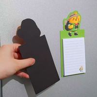 Bloc-notes magnétique personnalisé avec votre propre logo, stylo, cadeau promotionnel recyclable, bloc-notes magnétique avec notes adhésives