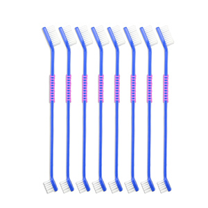 Igiene cura denti cane spazzolino da denti Pet spazzolino da denti con doppia testa cane spazzolino da denti gatto diretto produttore - Product Image 2