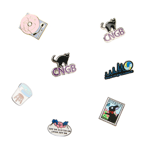 Personalized Soft Enamel Pins Zinc Alloy <b>Metal</b> Badge Custom Art Design Lapel Brooch Fashion Jewelry Souvenir Gift - Product Image 2