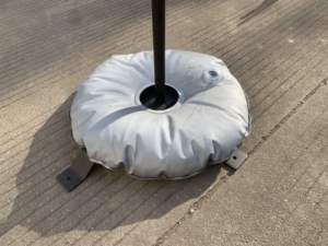 Nuevo estilo, promoción de 12L, bolsa de agua de PVC resistente al agua para Base cruzada, sistema de poste de bandera, bolsas de peso, Base de bandera llena de agua - Product Image 6