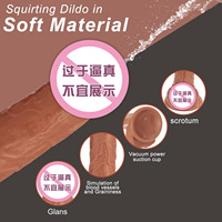 Dildo réaliste en silicone avec fonction d'éjaculation, Dildo réaliste avec ventouse puissante, Jouets sexuels pour adultes pour femmes