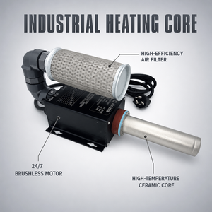 Chauffe-air industriel à moteur sans balais 24 heures/24, équipé <span class=keywords><strong>d</strong></span>'un filtre à air pour les tâches de <span class=keywords><strong>chauffage</strong></span> sur ligne de production automatique - Product Image 1
