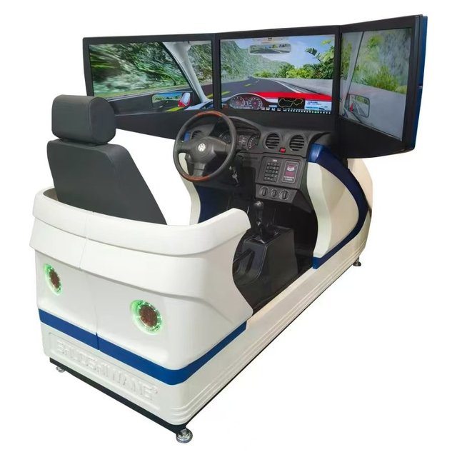 Beginner-Friendly Metal Car Driving Training Simulator Tractor Bus License Practice for Bus Driving School Adventure Parks