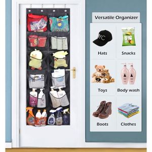 Door Shoe Storage Rack with 12 <b>Large</b> Mesh Pockets Boot Hanging Storage Fabric for <b>Wardrobe</b> and Bathroom - Product Image 3
