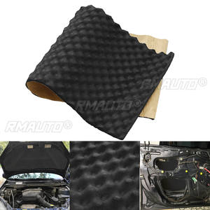Isolant phonique pour voiture, mousse acoustique insonorisante, tapis pour caisson de basses, coussin thermique insonorisant 50*100cm 1/2/3pcs - Product Image 1