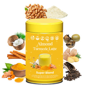 Latte instantané sans sucre à base de plantes, au gingembre et au curcuma, marque privée, saveur lait <span class=keywords><strong>doré</strong></span> - Product Image 1