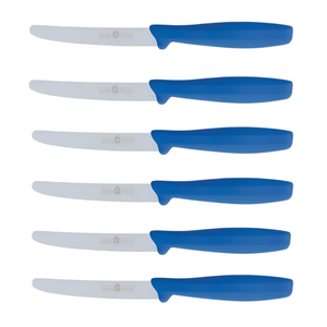 ENSEMBLE DE 6 CUIVRES DE TABLE BLEUS, LA LIGNE ORIGINALE BEST LINE, 11CM - Product Image 1