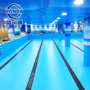 Landy Swimming Pool <b>Liner</b> PVC Waterproof Textured Indoor Rectangle Sports Pool Anti Slip <b>Flooring</b> - Product Image 1