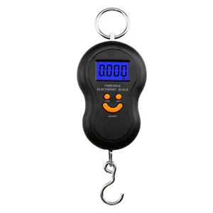 New Style High Quality Lcd Portable Hand Held Airport Hanging Suitcase Travel Weighing Electronic Digital Luggage Scale 50kg