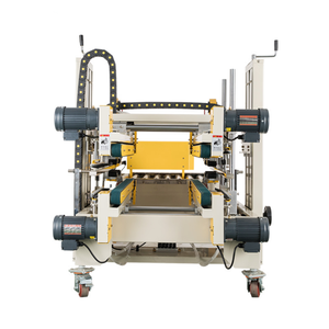 Machine à sceller les cartons 4 côtés pour les boîtes d'accessoires électroniques de précision avec <span class=keywords><strong>plaque</strong></span> de poussée anti-rayures et scellage synchronisé à 4 coins - Product Image 3