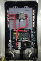 Chauffe-eau électrique instantané mural sans réservoir, module de chauffage vertical en aluminium moulé avec tubes à eau, 24 kW