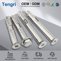 Fixations robustes Tengri 304 316 M8 M10 M12 M16 pour la construction de cloisons sèches et de structures en béton